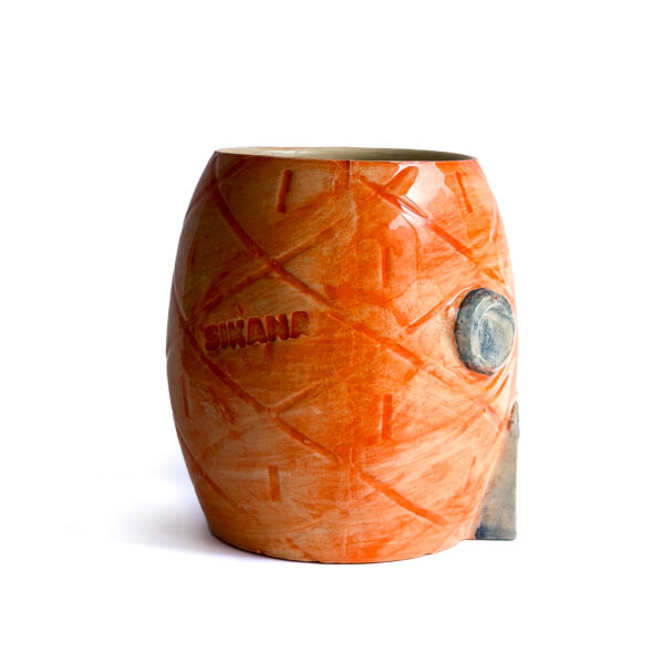 Casa Esponja naranja